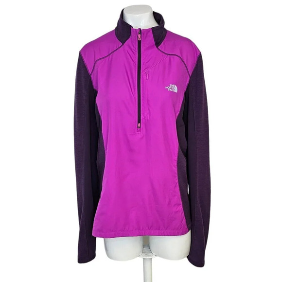 The North Face Womens Flight Series Merino  Wool Blend Windbreaker 1/2 Zip XL - Picture 1 of 11